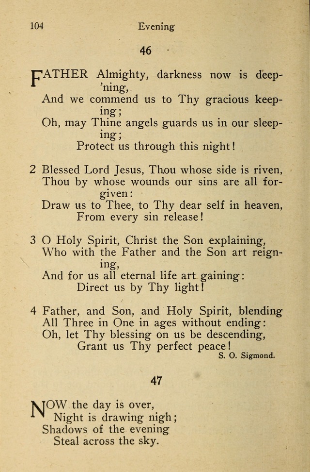 Wartburg Hymnal: for church, school and home page 104