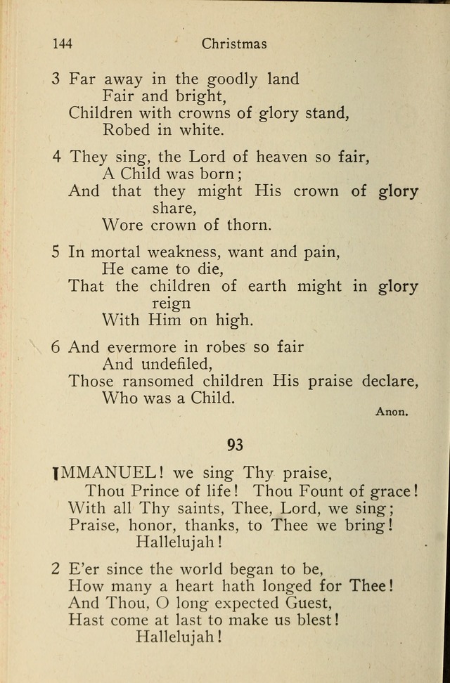 Wartburg Hymnal: for church, school and home page 144