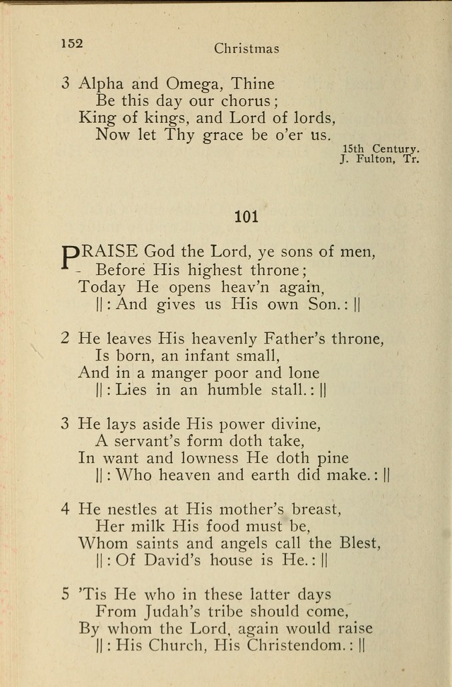 Wartburg Hymnal: for church, school and home page 152