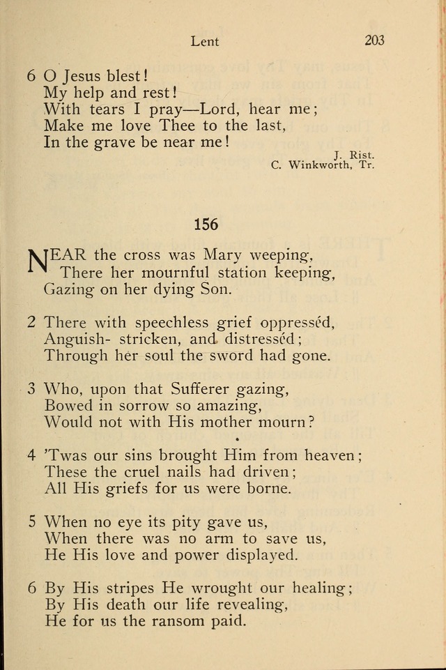 Wartburg Hymnal: for church, school and home page 203