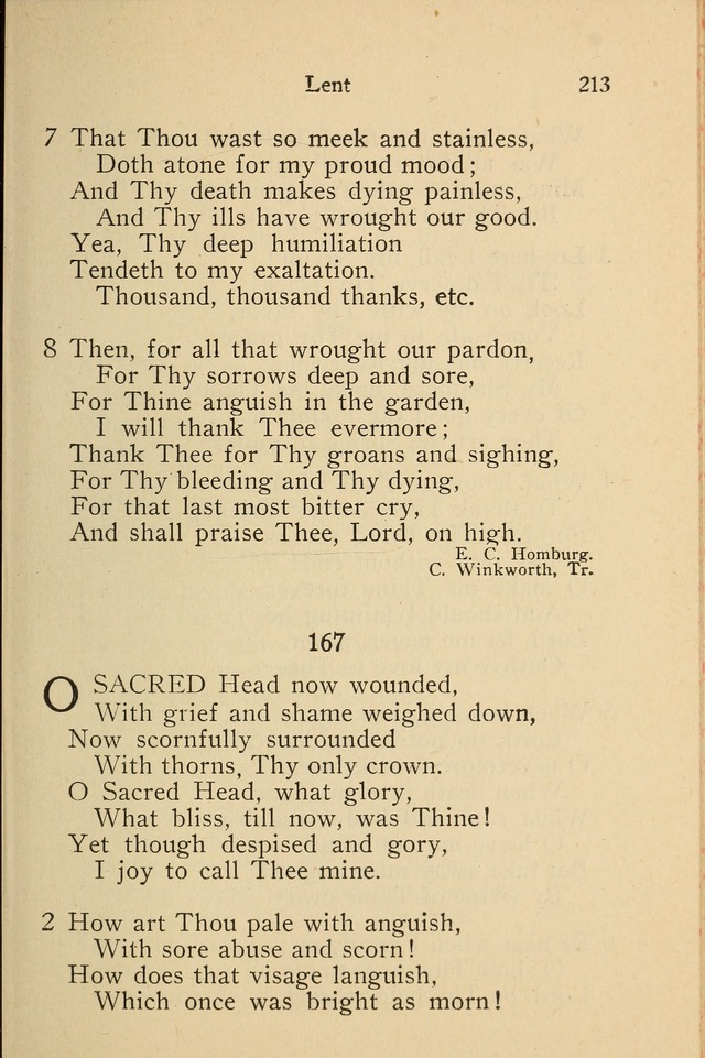 Wartburg Hymnal: for church, school and home page 213