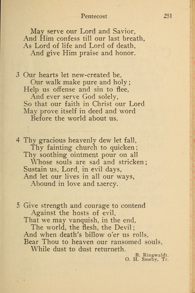 Wartburg Hymnal: for church, school and home page 251