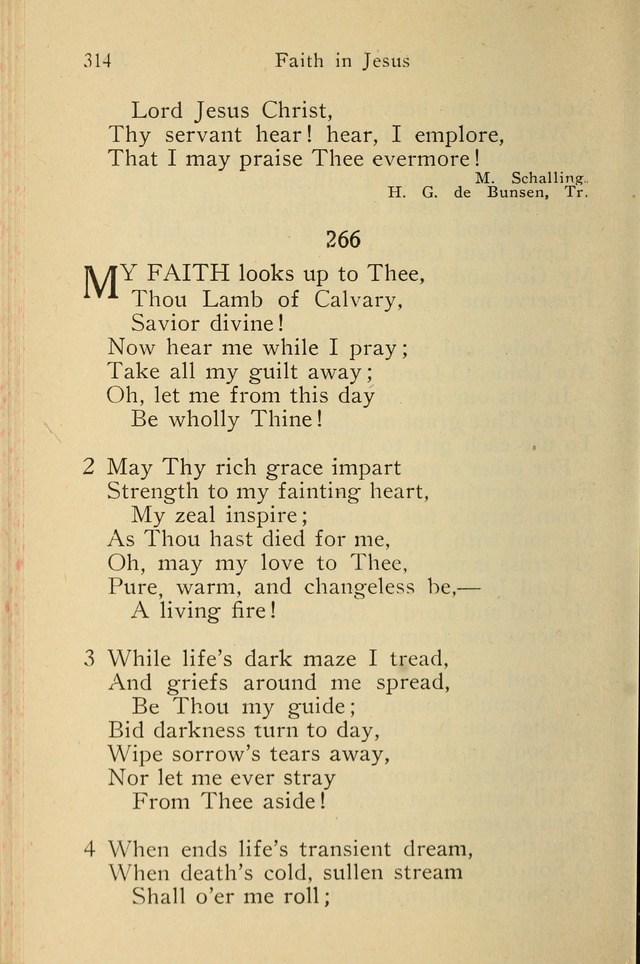 Wartburg Hymnal: for church, school and home page 314