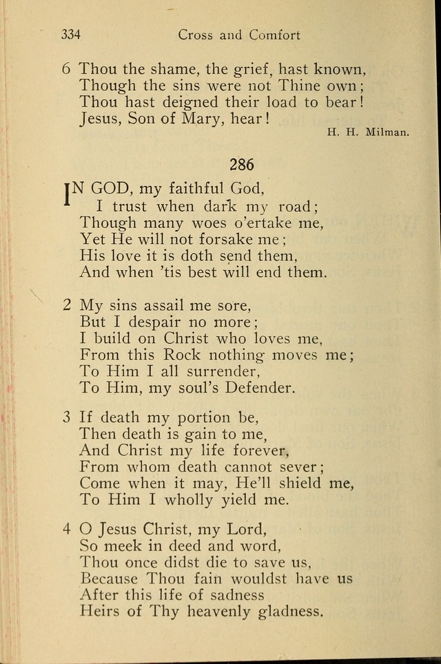 Wartburg Hymnal: for church, school and home page 334