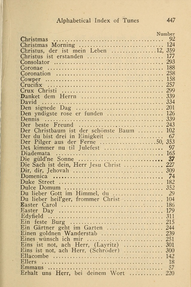 Wartburg Hymnal: for church, school and home page 447