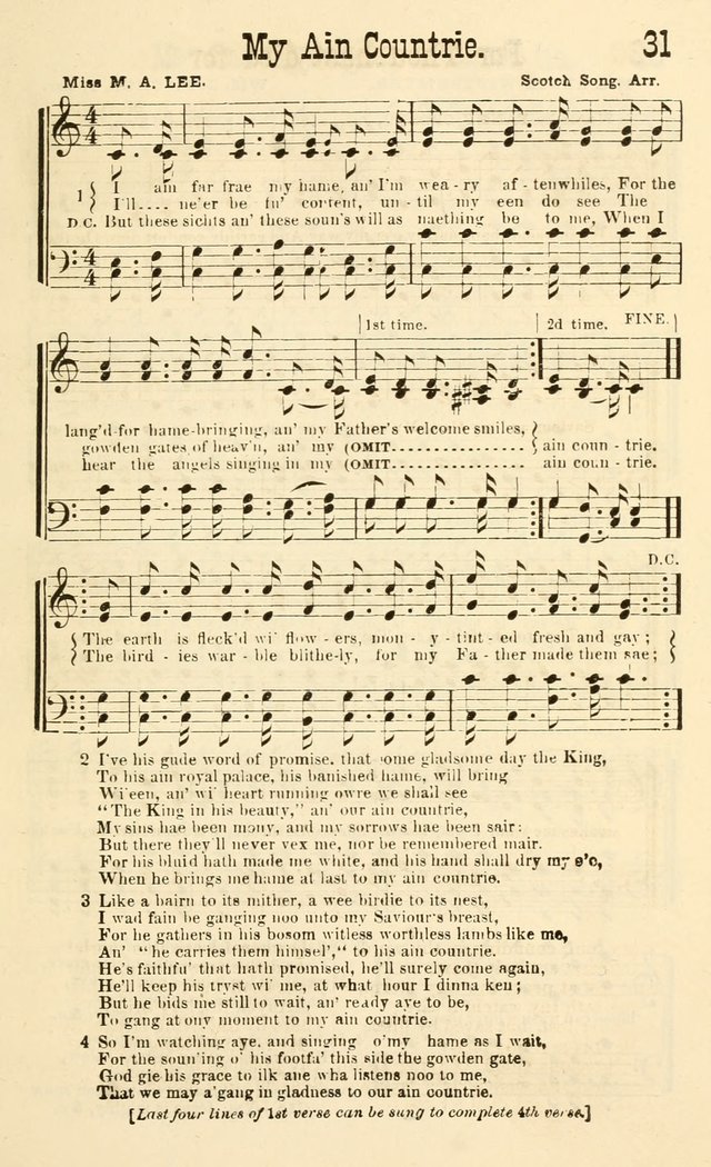 Winnowed Hymns: a collection of sacred songs, especially adapted for revivals, prayer and camp meetings page 34