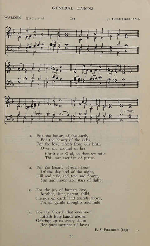 The Winchester Hymn Supplement: with Tunes page 11