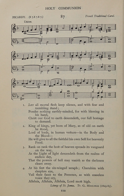 The Winchester Hymn Supplement: with Tunes page 112