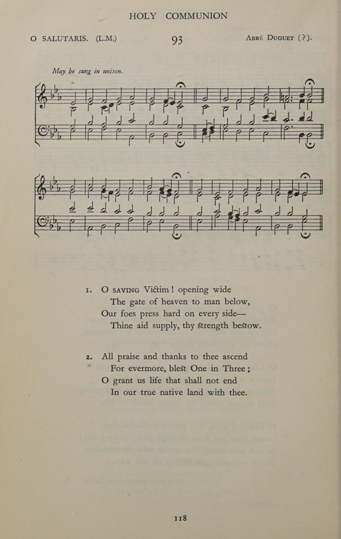 The Winchester Hymn Supplement: with Tunes page 118