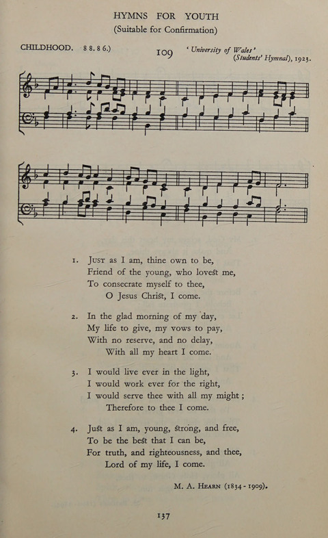 The Winchester Hymn Supplement: with Tunes page 137