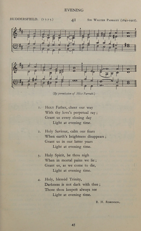 The Winchester Hymn Supplement: with Tunes page 45