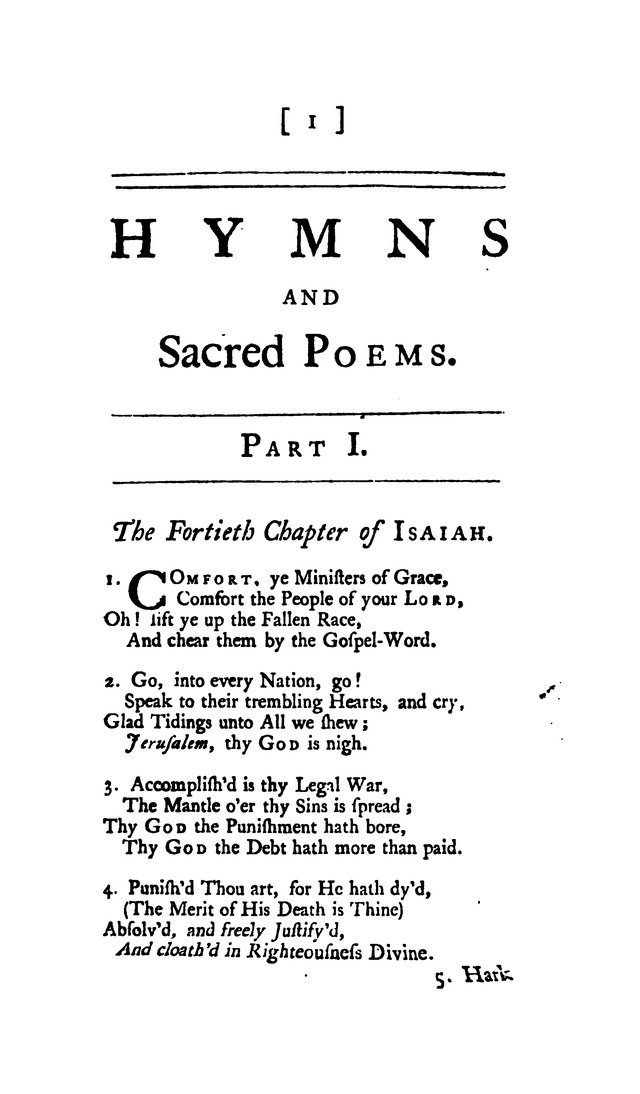 Hymns and Sacred Poems page 1