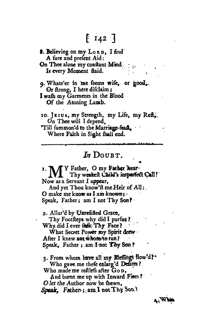 Hymns and Sacred Poems page 142