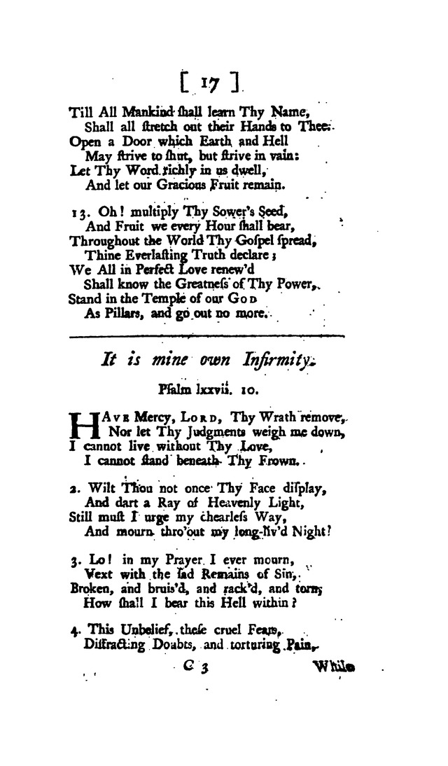 Hymns and Sacred Poems page 17