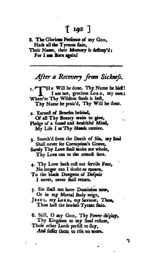 Hymns and Sacred Poems page 192