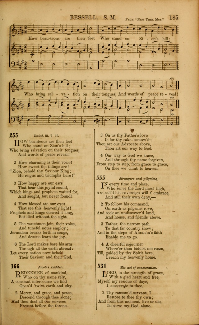 Wesleyan Hymn and Tune Book: Comprising the Entire Collection of Hymns in the Hymn Book of the Methodist Episcopal Church, South page 185