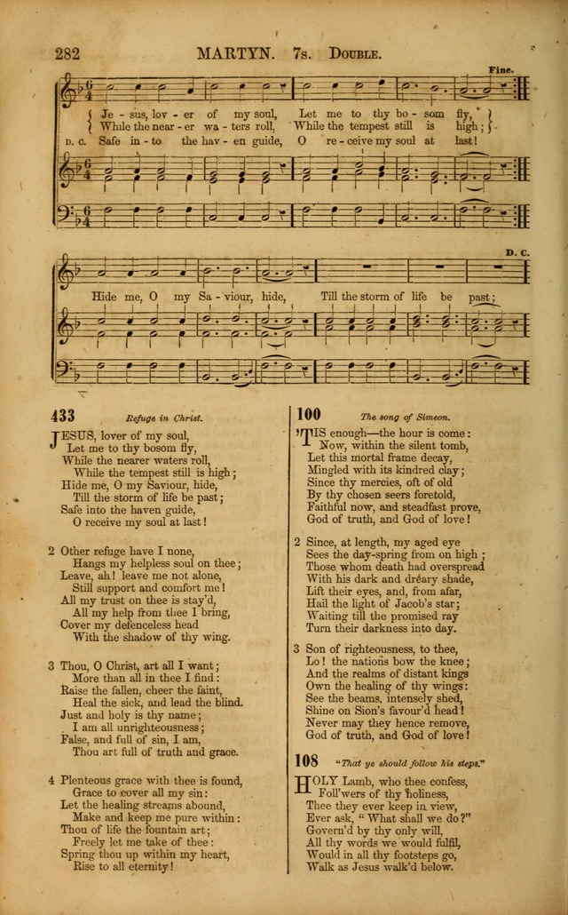 Wesleyan Hymn and Tune Book: Comprising the Entire Collection of Hymns in the Hymn Book of the Methodist Episcopal Church, South page 282