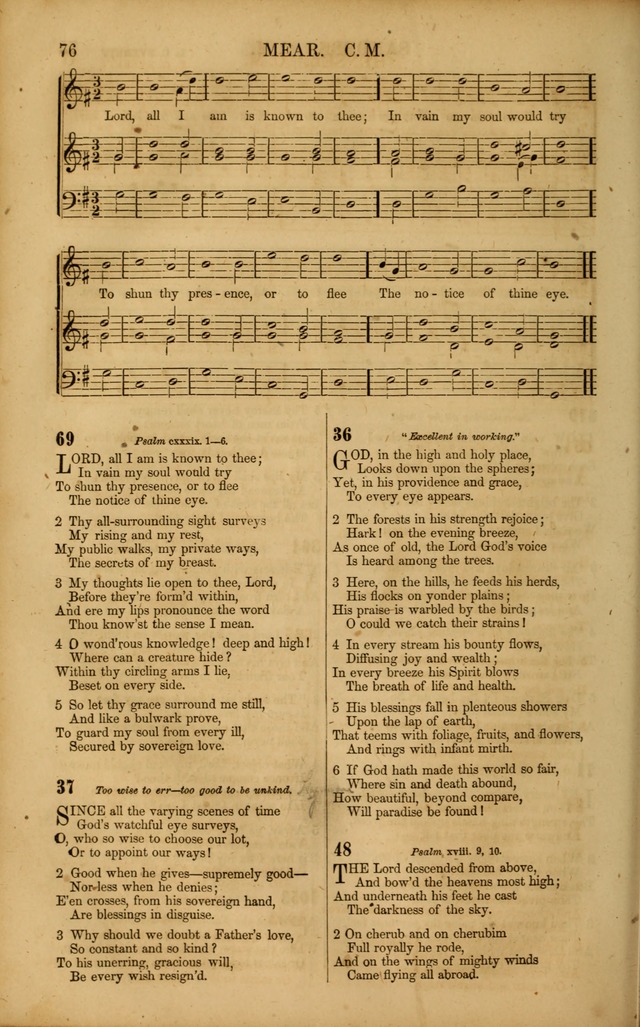 Wesleyan Hymn and Tune Book: Comprising the Entire Collection of Hymns in the Hymn Book of the Methodist Episcopal Church, South page 76