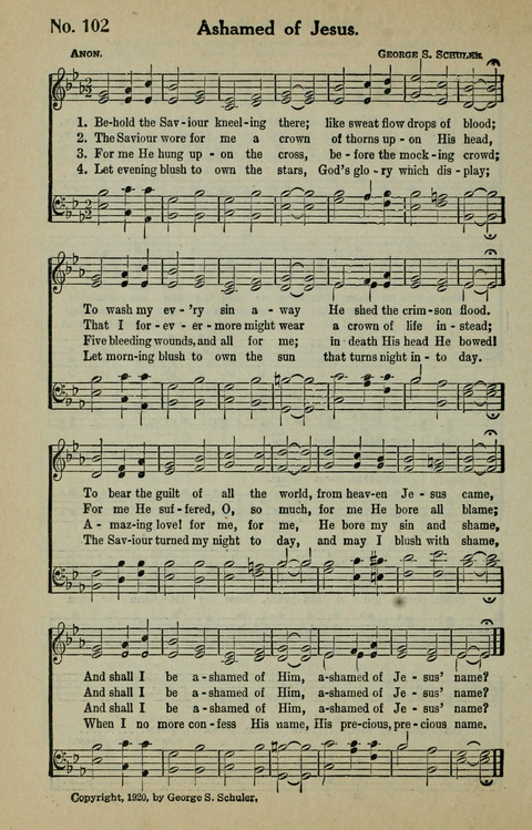 Wonderful Jesus and Other Songs page 107