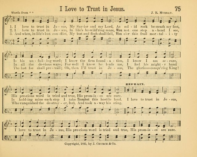 Wondrous Love: A Collection of Songs and Services for Sunday Schools page 75