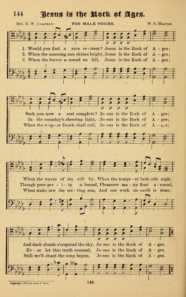Words of Life: a collection of Hymns and Tunes for use in Gospel Meetings and other Religious Services page 144
