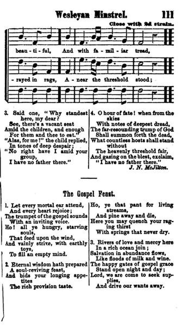 The Wesleyan Minstrel: a Collection of Hymns and Tunes. 2nd ed. page 112