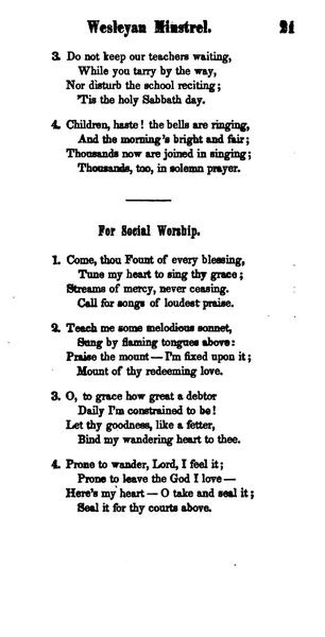 The Wesleyan Minstrel: a Collection of Hymns and Tunes. 2nd ed. page 22