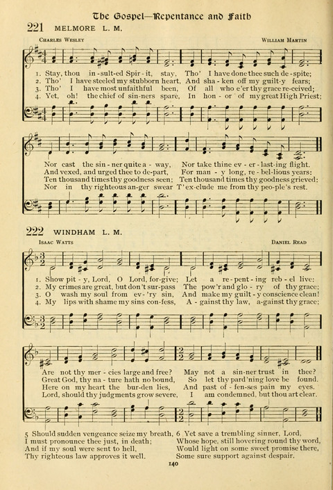 The Wesleyan Methodist Hymnal: Designed for Use in the Wesleyan Methodist Connection (or Church) of America page 140