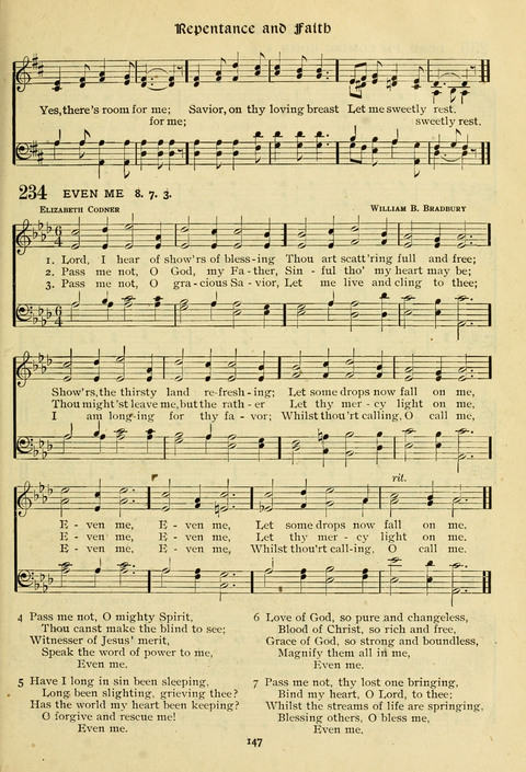 The Wesleyan Methodist Hymnal: Designed for Use in the Wesleyan Methodist Connection (or Church) of America page 147