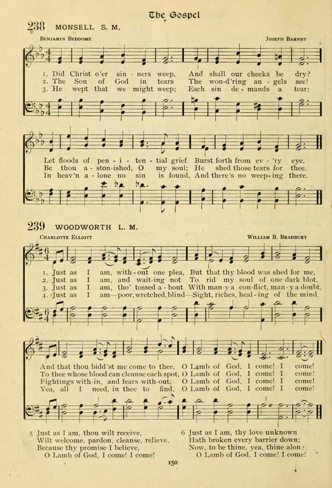 The Wesleyan Methodist Hymnal: Designed for Use in the Wesleyan Methodist Connection (or Church) of America page 150