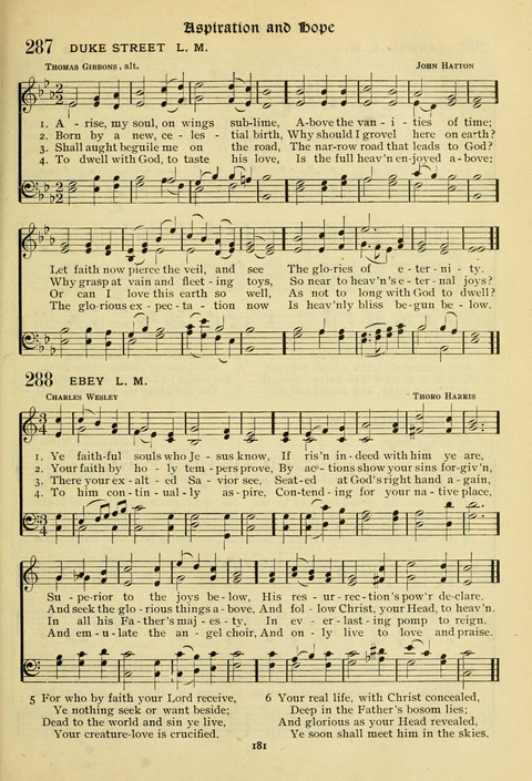 The Wesleyan Methodist Hymnal: Designed for Use in the Wesleyan Methodist Connection (or Church) of America page 181