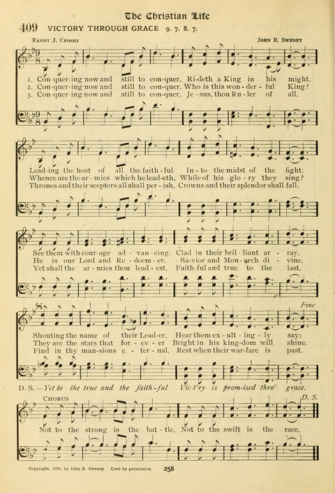 The Wesleyan Methodist Hymnal: Designed for Use in the Wesleyan Methodist Connection (or Church) of America page 258