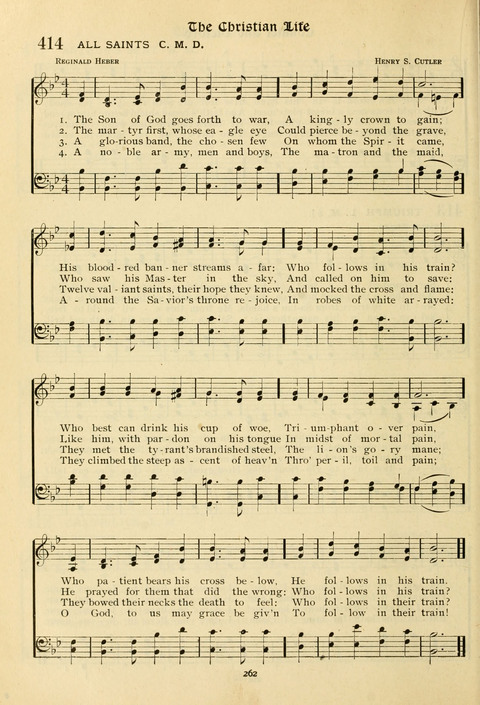 The Wesleyan Methodist Hymnal: Designed for Use in the Wesleyan Methodist Connection (or Church) of America page 262