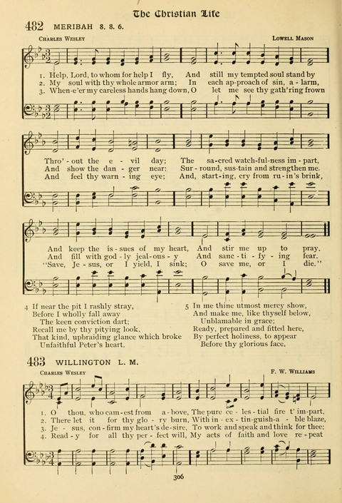 The Wesleyan Methodist Hymnal: Designed for Use in the Wesleyan Methodist Connection (or Church) of America page 306