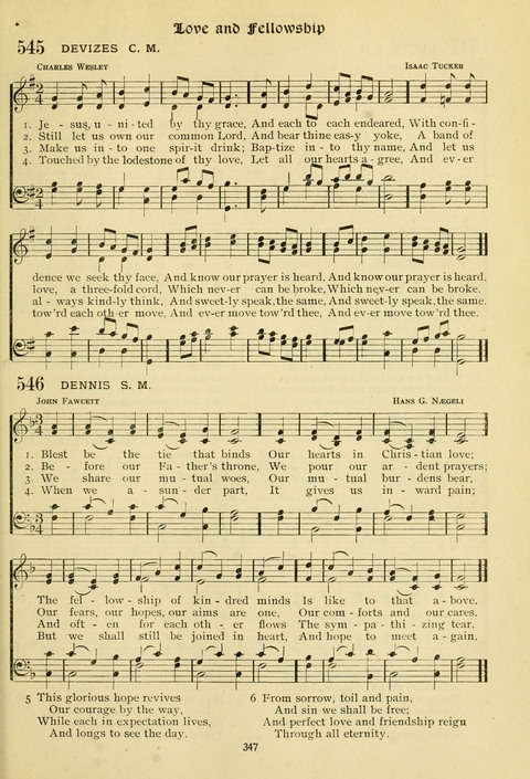 The Wesleyan Methodist Hymnal: Designed for Use in the Wesleyan Methodist Connection (or Church) of America page 347