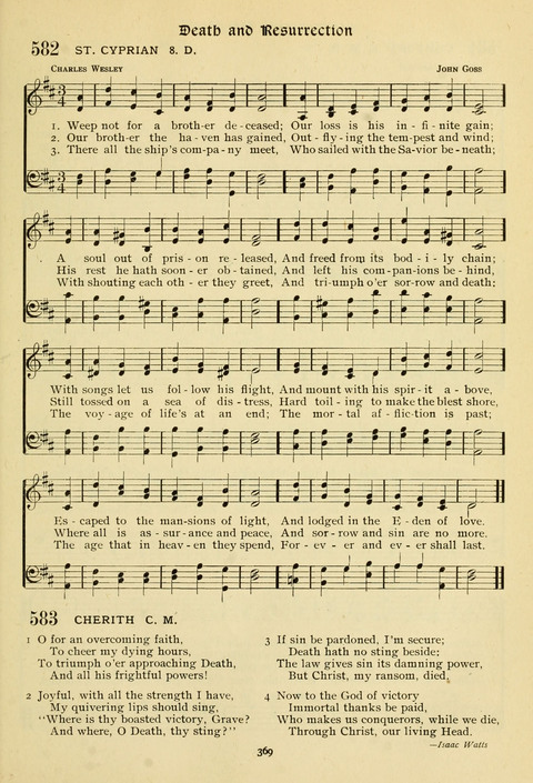 The Wesleyan Methodist Hymnal: Designed for Use in the Wesleyan Methodist Connection (or Church) of America page 369