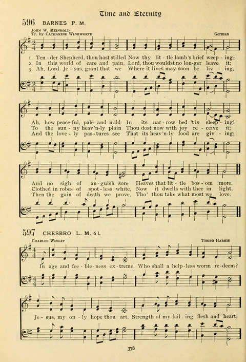 The Wesleyan Methodist Hymnal: Designed for Use in the Wesleyan Methodist Connection (or Church) of America page 378