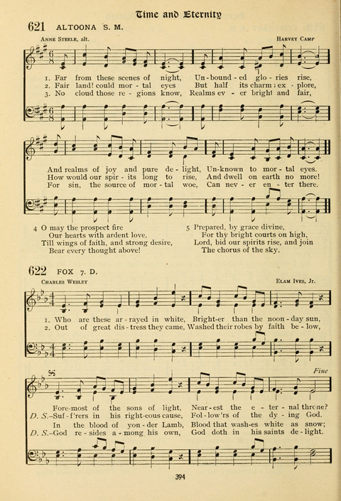The Wesleyan Methodist Hymnal: Designed for Use in the Wesleyan Methodist Connection (or Church) of America page 394
