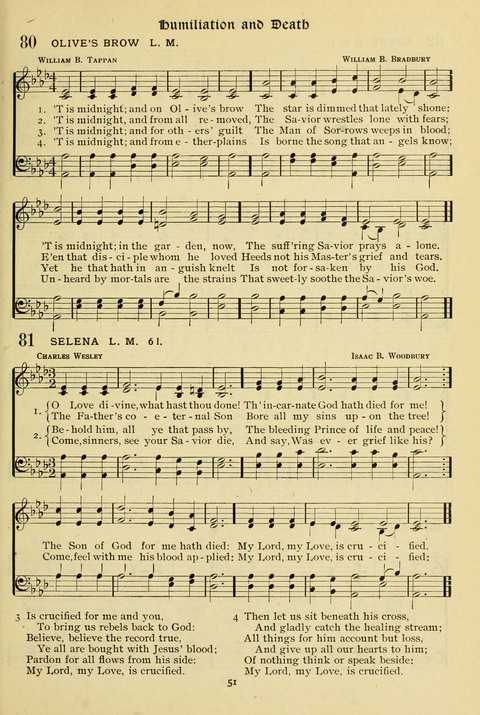 The Wesleyan Methodist Hymnal: Designed for Use in the Wesleyan Methodist Connection (or Church) of America page 51