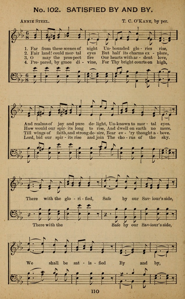 Windows of Heaven: hymns new and old for the church, Sunday school and home used by Rev. H.M. Wharton in evangelistic work page 110