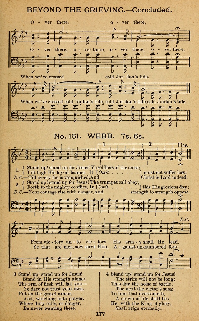 Windows of Heaven: hymns new and old for the church, Sunday school and home used by Rev. H.M. Wharton in evangelistic work page 177