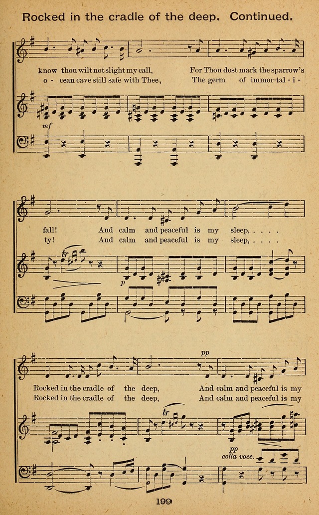 Windows of Heaven: hymns new and old for the church, Sunday school and home used by Rev. H.M. Wharton in evangelistic work page 199