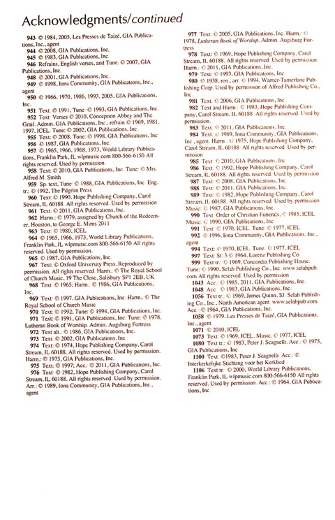Worship (4th ed.) page 1463