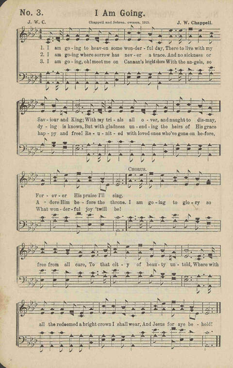 Winning Praise: a choice collection of sacred songs page 3