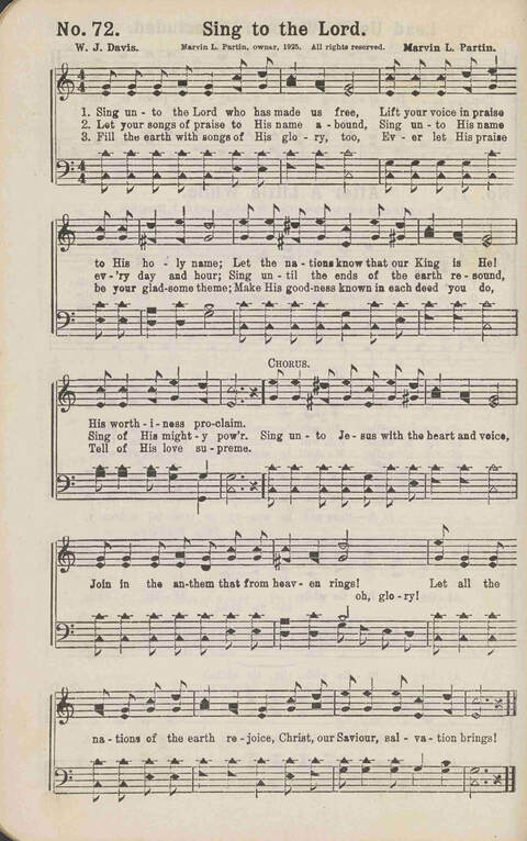 Winning Praise: a choice collection of sacred songs page 75