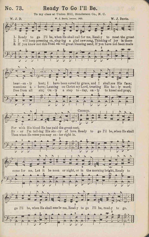 Winning Praise: a choice collection of sacred songs page 76