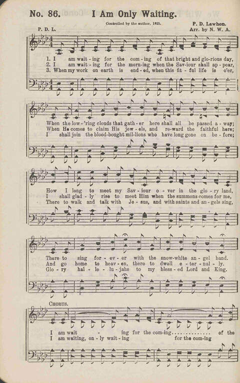 Winning Praise: a choice collection of sacred songs page 91
