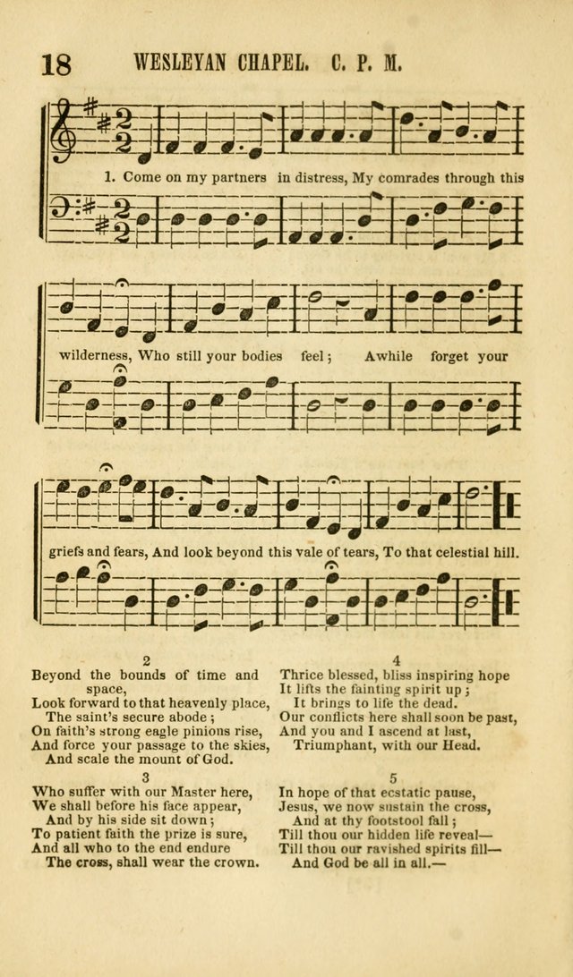 The Wesleyan Psalmist, or Songs of Canaan: a collection of hymns and tunes designed to be used at camp-meetings, and at class and prayer meetings, and other occasions of social devotion page 25