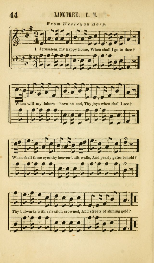 The Wesleyan Psalmist, or Songs of Canaan: a collection of hymns and tunes designed to be used at camp-meetings, and at class and prayer meetings, and other occasions of social devotion page 51