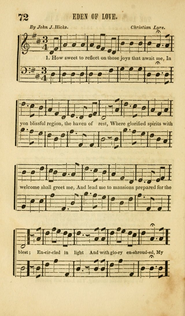 The Wesleyan Psalmist, or Songs of Canaan: a collection of hymns and tunes designed to be used at camp-meetings, and at class and prayer meetings, and other occasions of social devotion page 79
